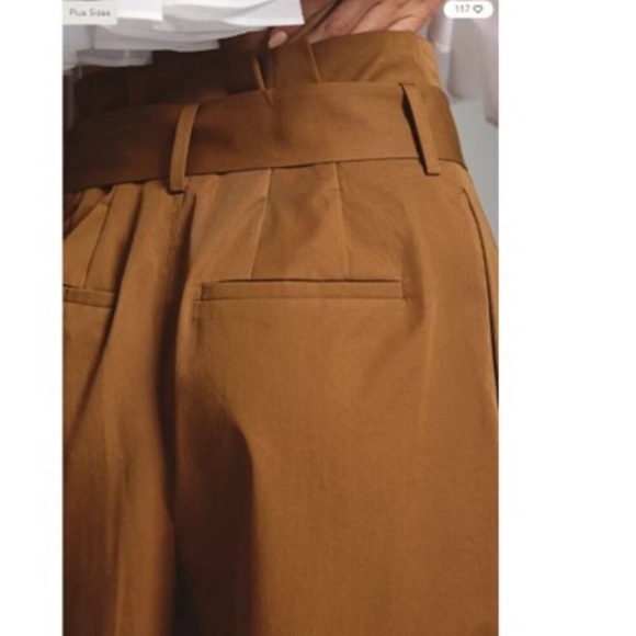 Anthropologie High-Waist Wide-Leg Pants in Brown - Picture 8 of 12